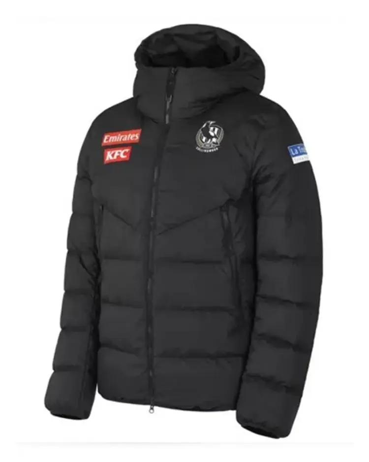 Collingwood Black Puffer Jacket | Trendy Leather Jackets