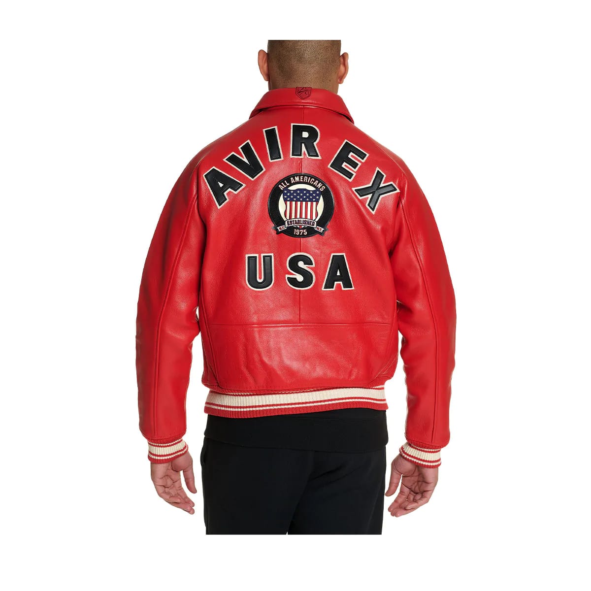Avirex Limited Edition Icon Croc Leather Jacket - Image 1