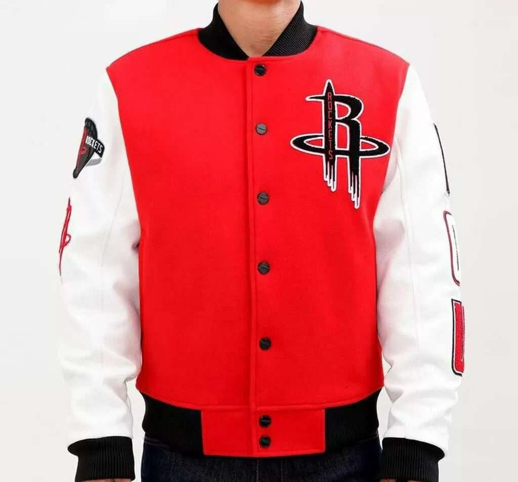 HOUSTON ROCKETS VARSITY JACKET - Image 1