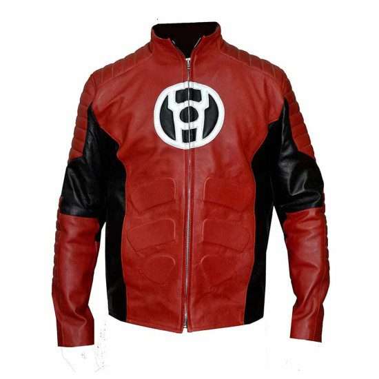Guy Gardner’s Green Lantern Red Leather Jacket - Image 1