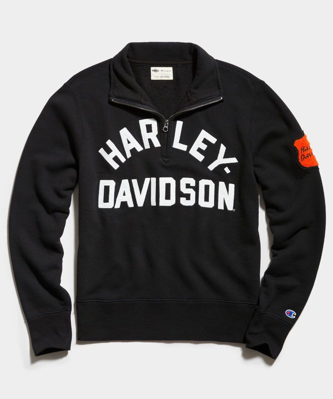 Harley-Davidson x Champion by Todd Snyder - Half-Zip Sweatshirt - Image 1