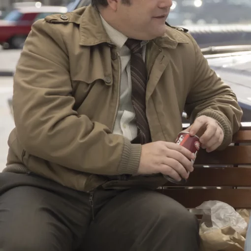 Bob Newby Stranger Things Brown Bomber Jacket - Image 1