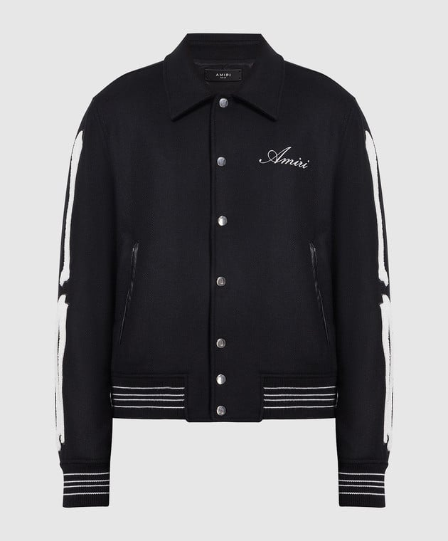 d8bd314a-b8fa-4079-896c-1afead26b604 AMIRI SCHWARZE JACKET MIT LOGO - Image 1
