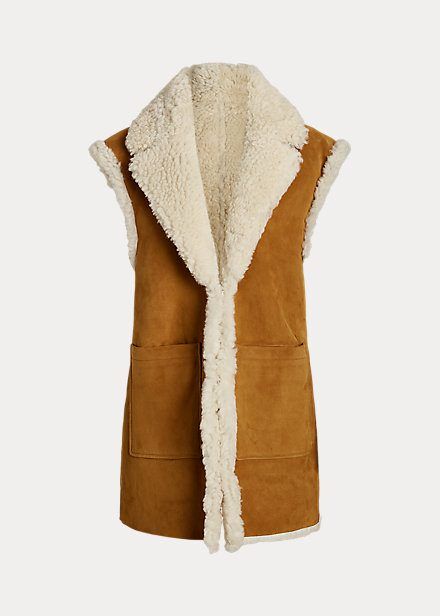 Reversible Shearling Vest - Image 1