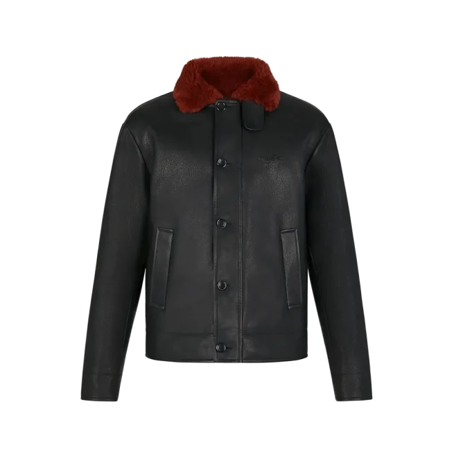 Louis Vuitton Aviator Flower Leather Jacket - Image 1