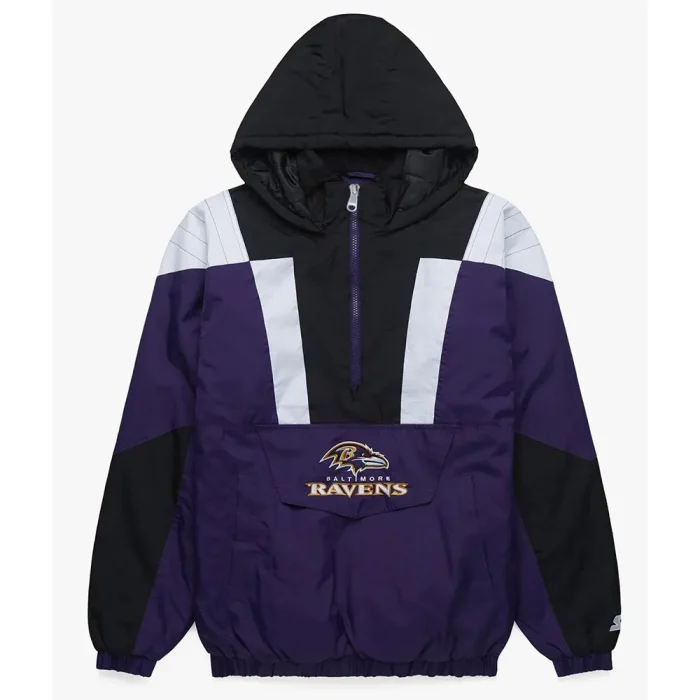 Baltimore-Ravens-Pullover-Jacket-700x700 Baltimore Ravens Pullover Jacket - Image 1