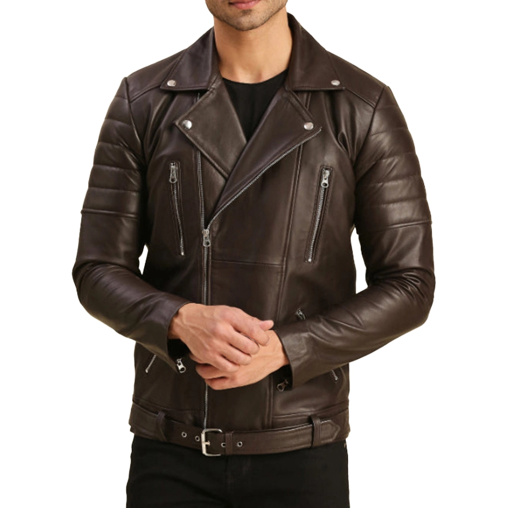 NOTAG4_1_2000x Quilted Brown Moto Leather Jacket Mens - Image 1