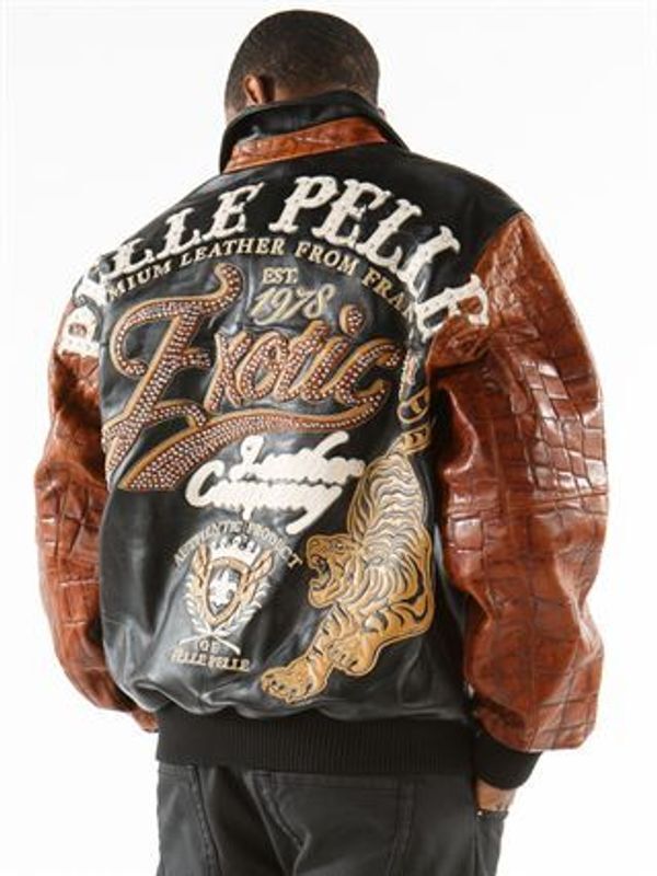 Pelle Pelle Mens 1978 Exotic Leather Jacket - Image 1