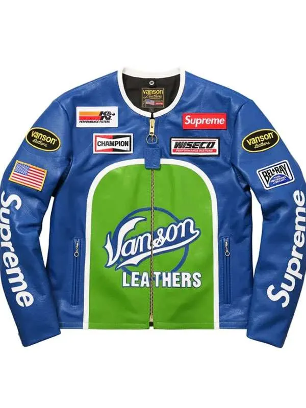 Supreme Vanson Leather Jacket - Image 1