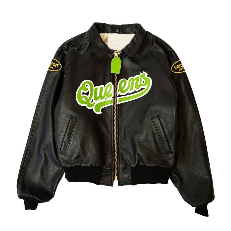 VANSON LEATHERS | QUEENS BOMBER VANSON JACKET - Image 1