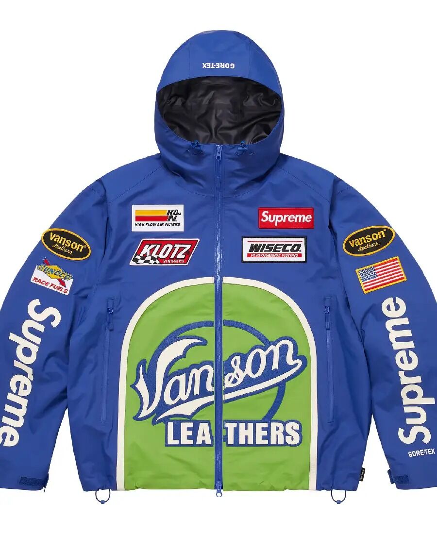 Supreme Vanson Leathers GORE-TEX Shell Jacket - Image 1
